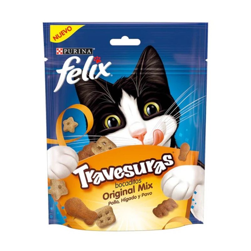 FELIX - Snack para Gatos Felix Travesuras Original Mix 60 g