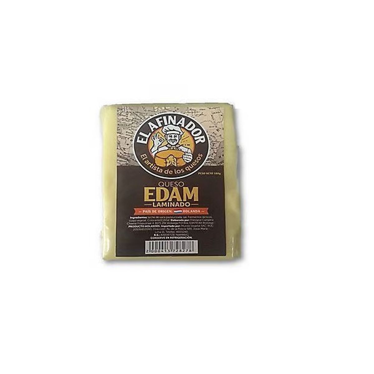 AFINADOR - Queso Edam Laminado El Afinador Empaque 180 g
