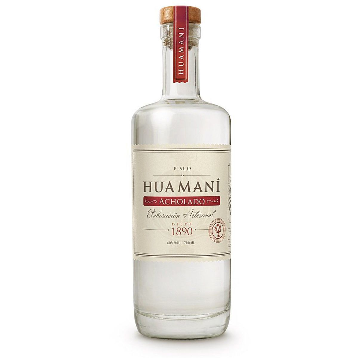 HUAMANI - Pisco Puro Acholado Huamaní Botella 700 mL