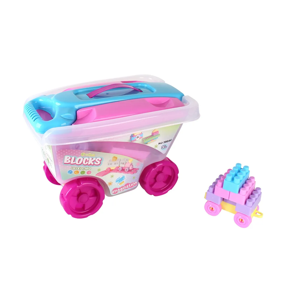 GK - Vagón Bloques Niña 55 Pzas