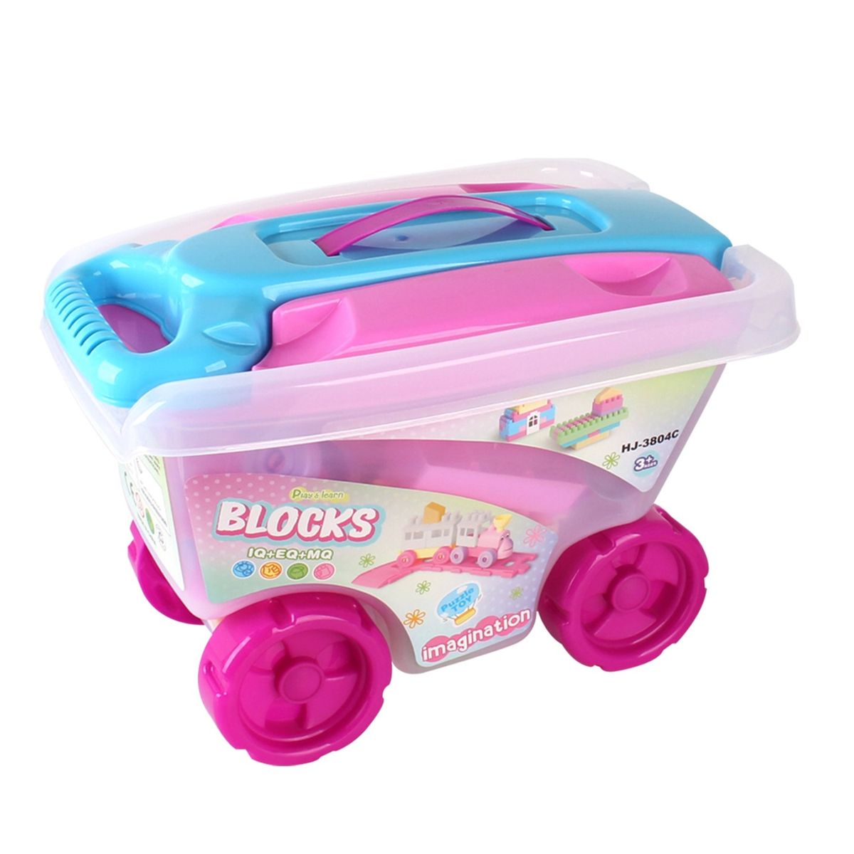 GK - Vagón Bloques Niña 55 Pzas