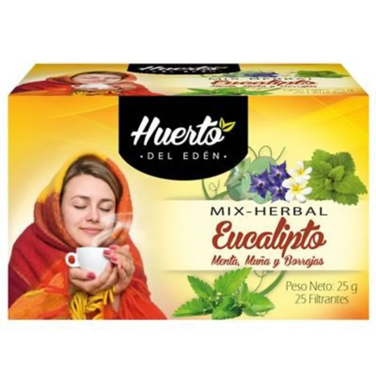 HUERTO DEL EDEN - Infusión Huerto del Edén Eucalipto Caja 25 Sobres