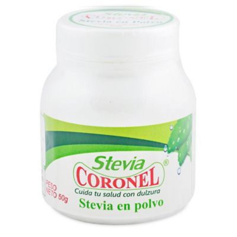 STEVIA CORONEL - Endualzante en Polvo Stevia Coronel 50 g