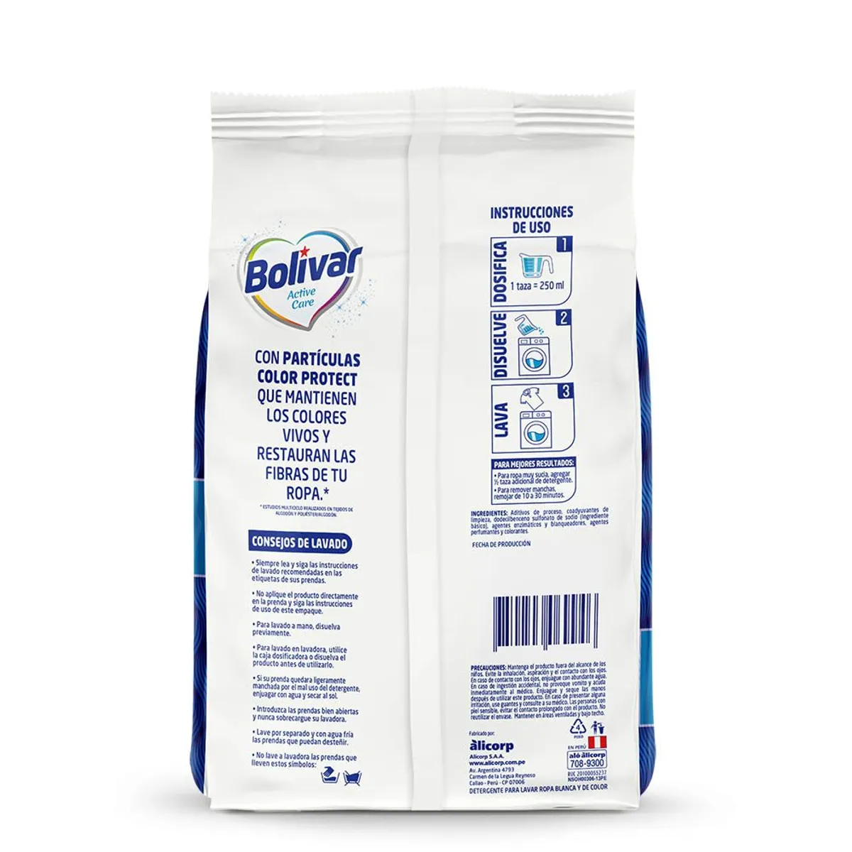 BOLIVAR - Detergente en Polvo Bolívar Floral Bolsa 5.8 Kg