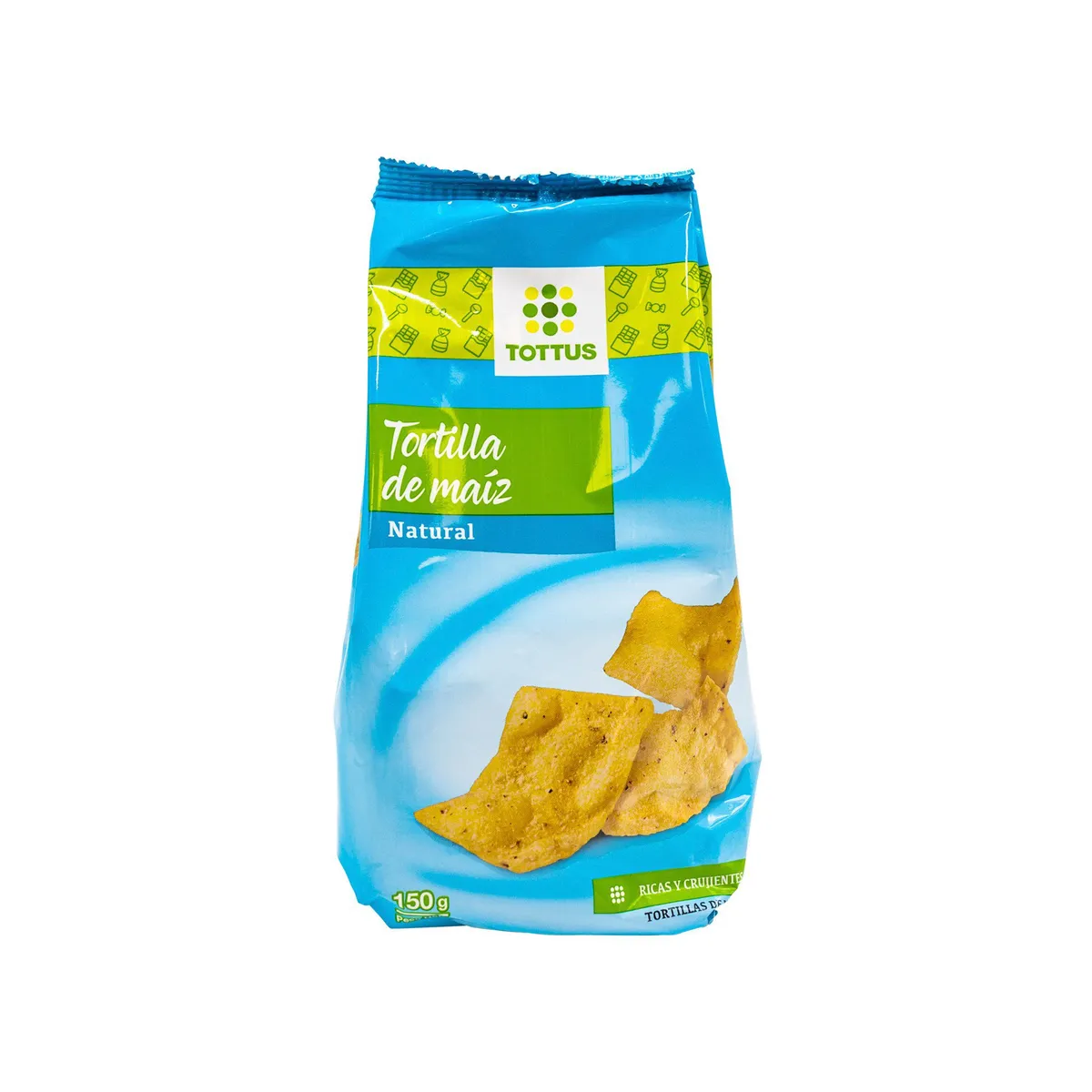 TOTTUS - Tortilla de Maíz Tottus Bolsa 150 g