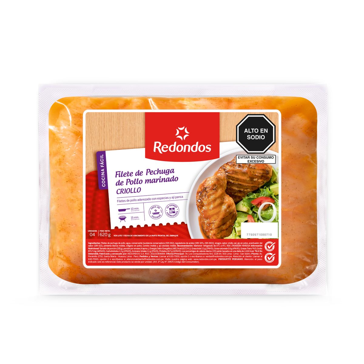 REDONDOS - Filete De Pechuga Criolla Redondos