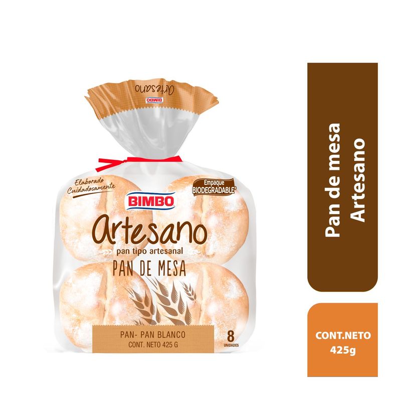 BIMBO - Pan de Molde Artesano de Mesa Francés Bimbo 8 Unidades