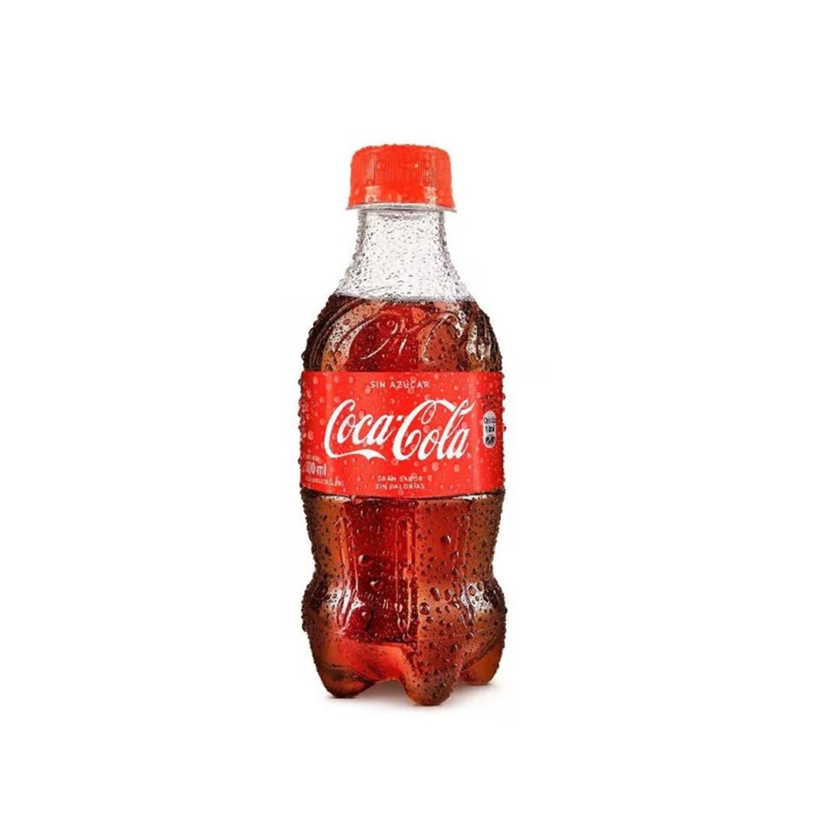 COCA COLA ZERO - Gaseosa Coca Cola Zero Botella 300 mL