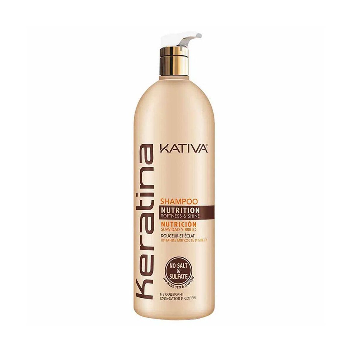 KATIVA - Shampoo Kativa de Keratina Botella 1 L