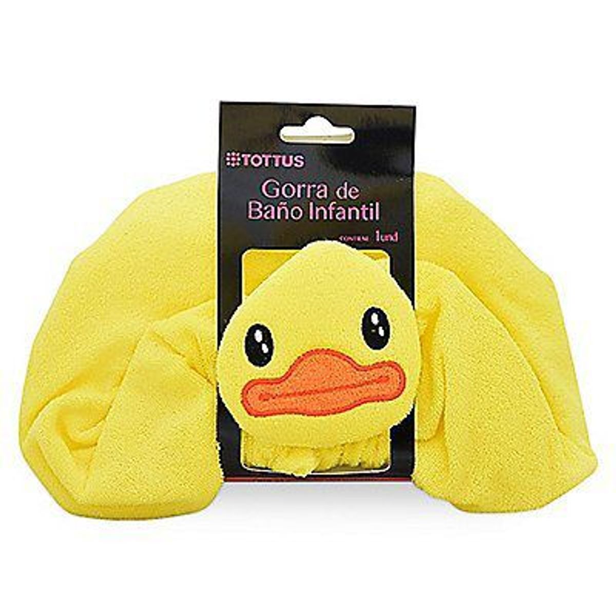 TOTTUS - Gorra de Baño Infantil Patito Tottus
