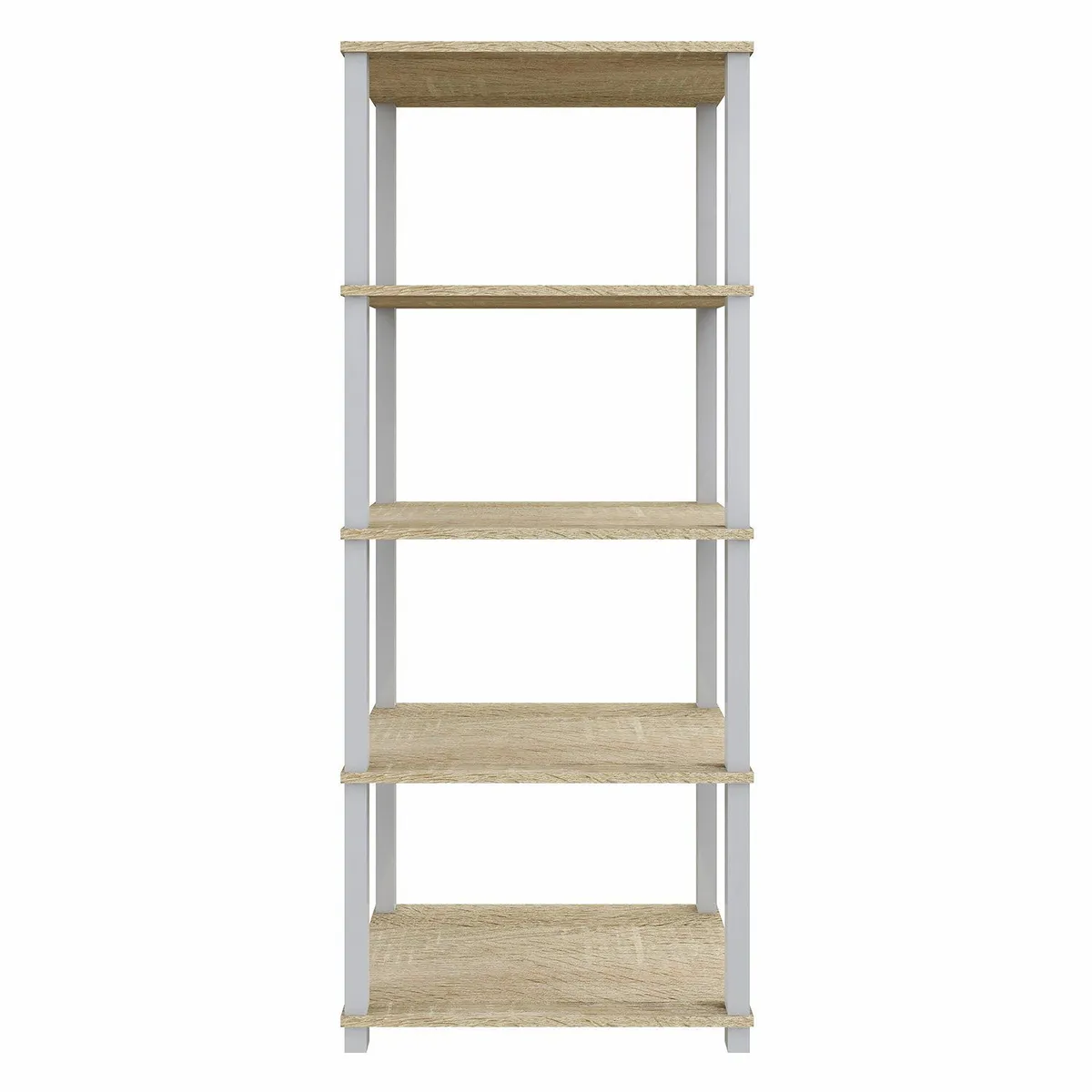 CASA JOVEN - ESTANTE 4 DIVISIONES POLYTUBO SONOMA