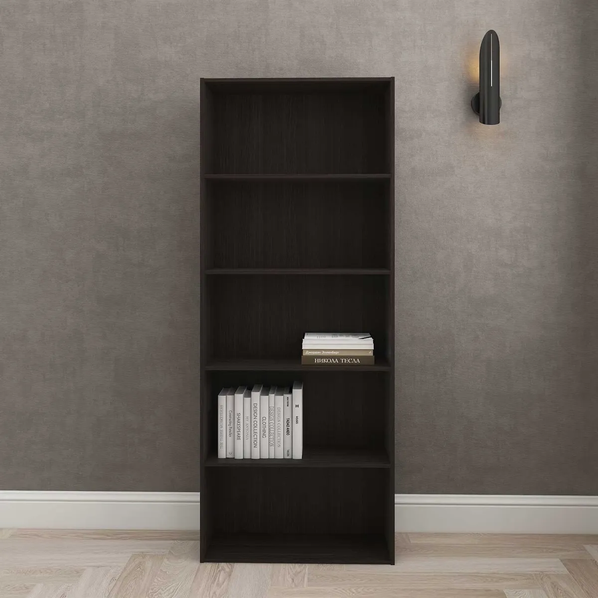 CASA JOVEN - Estante Polikubo 5 Divisiones Ebony