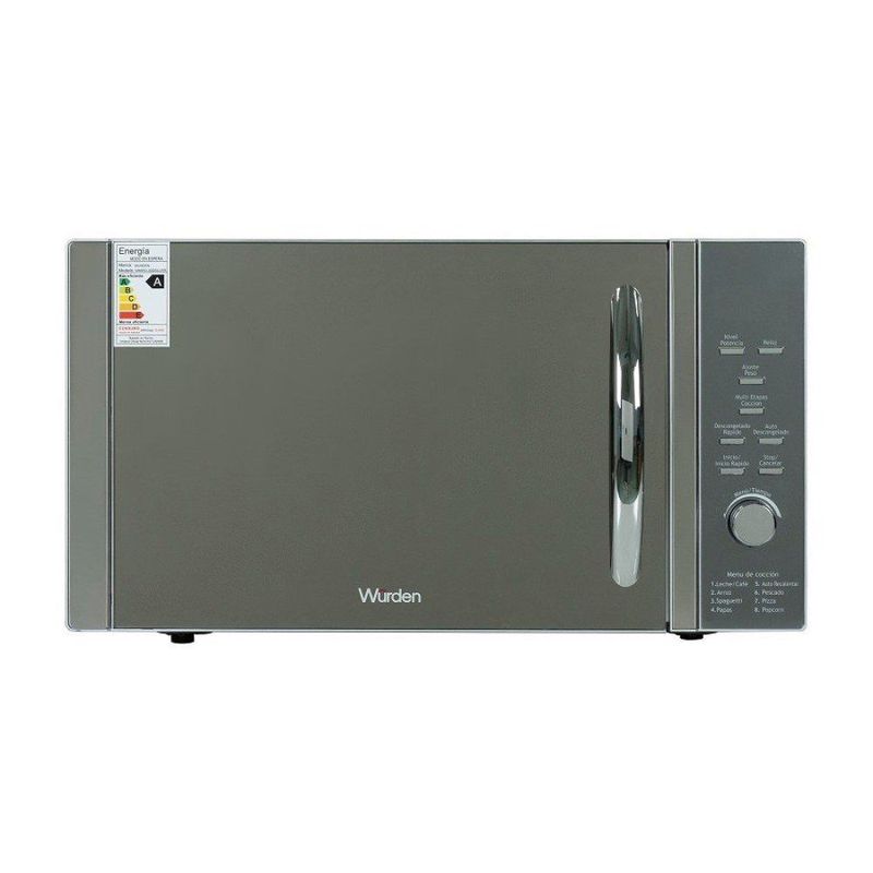 WURDEN - Microondas 30Lt Panel Digital Silver