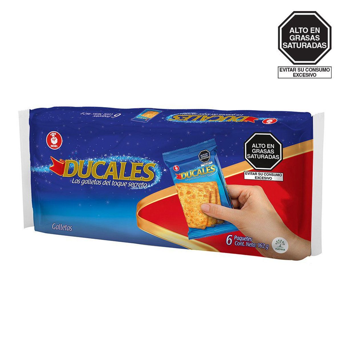 DUCALES - SIX PACK GALLETAS NOEL DUCALES X162GR