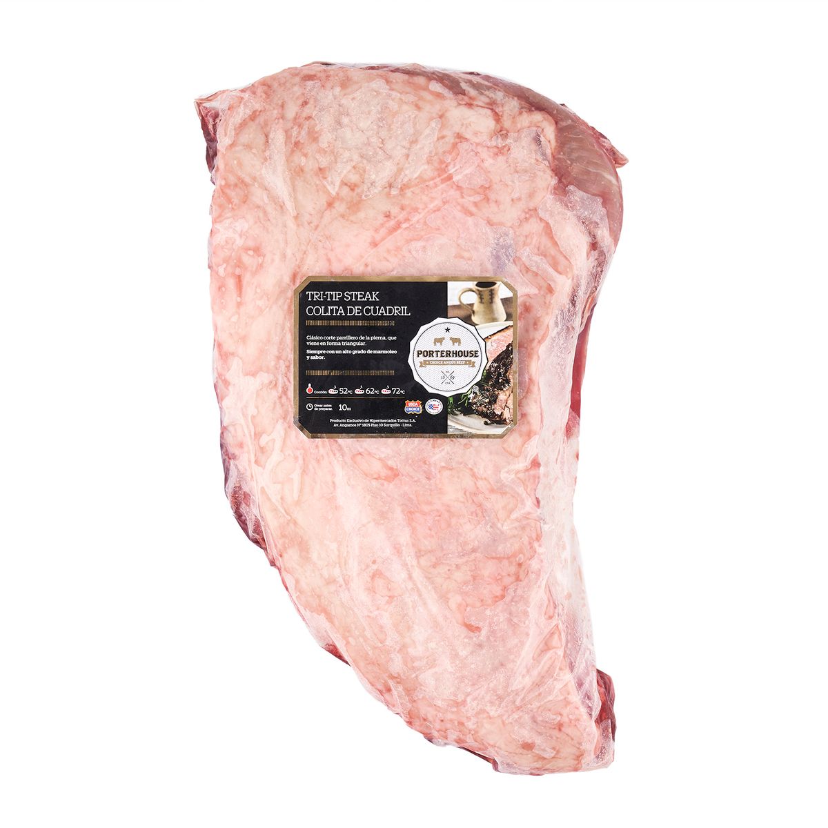 PORTERHOUSE - Colita De Cuadril Porterhouse Congelada