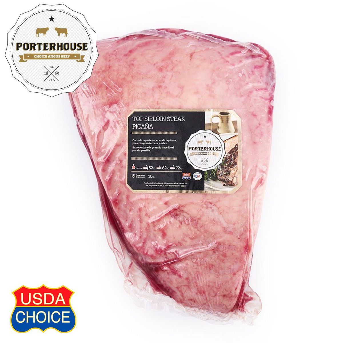 PORTERHOUSE - Picaña Poterhouse Congelada