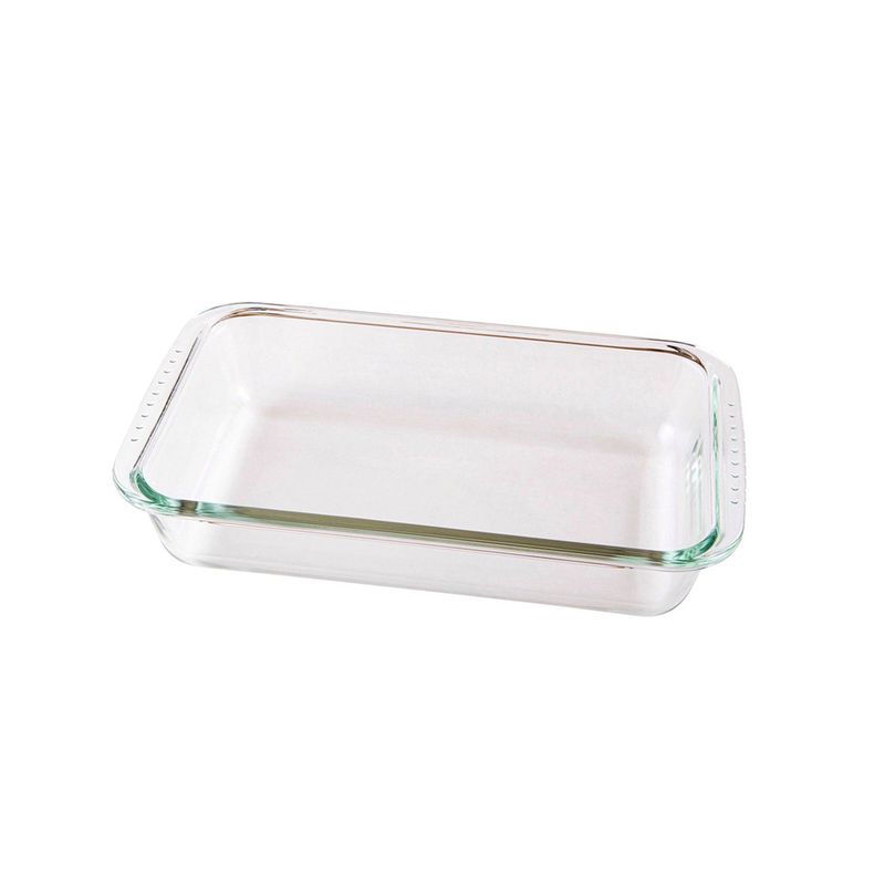 CASA JOVEN - Fuente Rectangular De Vidrio Por 1.8 L
