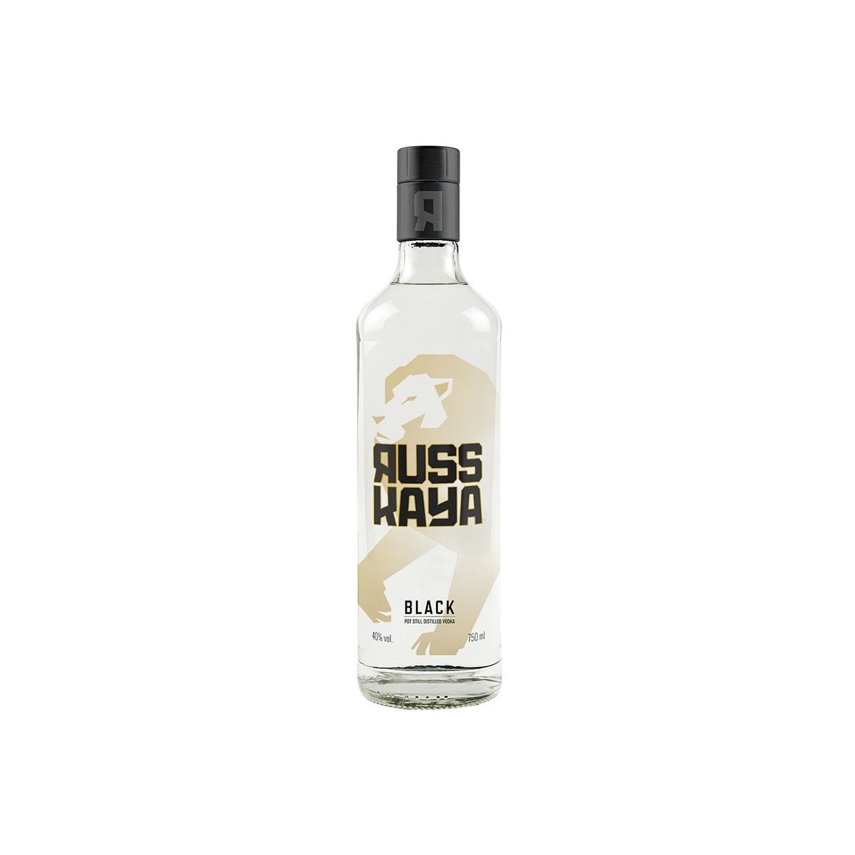 RUSSKAYA - Vodka Russkaya Black Botella 750 mL