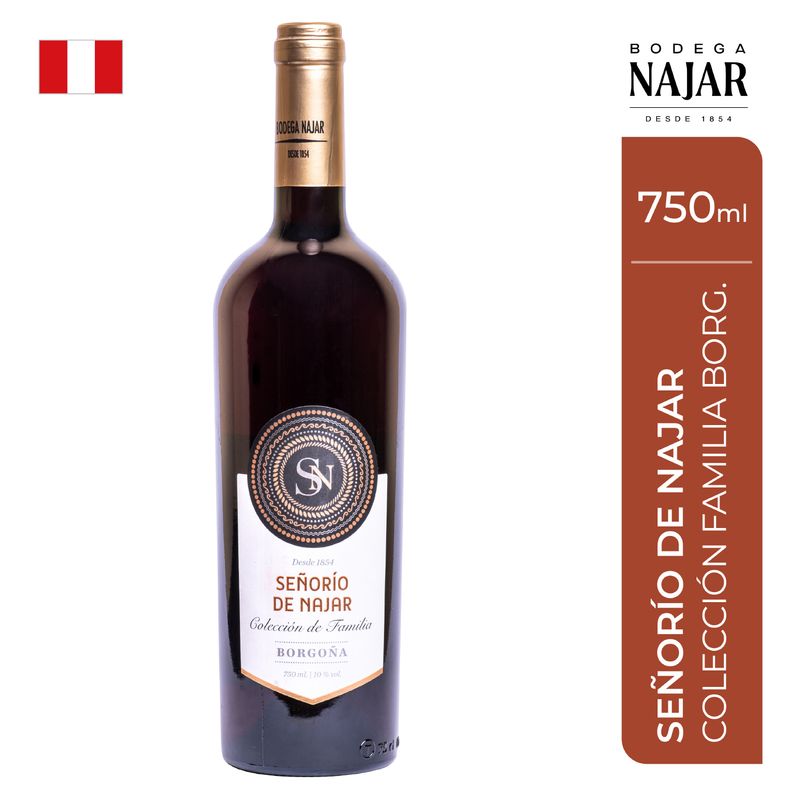NAJAR - Vino Borgoña Señorio de Najar Botella 750 mL