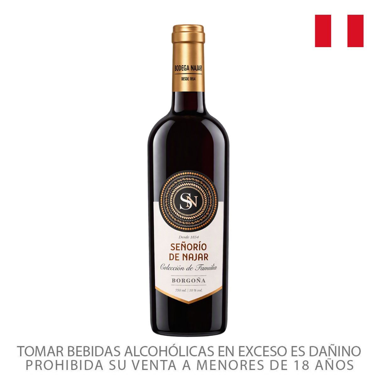 NAJAR - Vino Borgoña Señorio de Najar Botella 750 mL