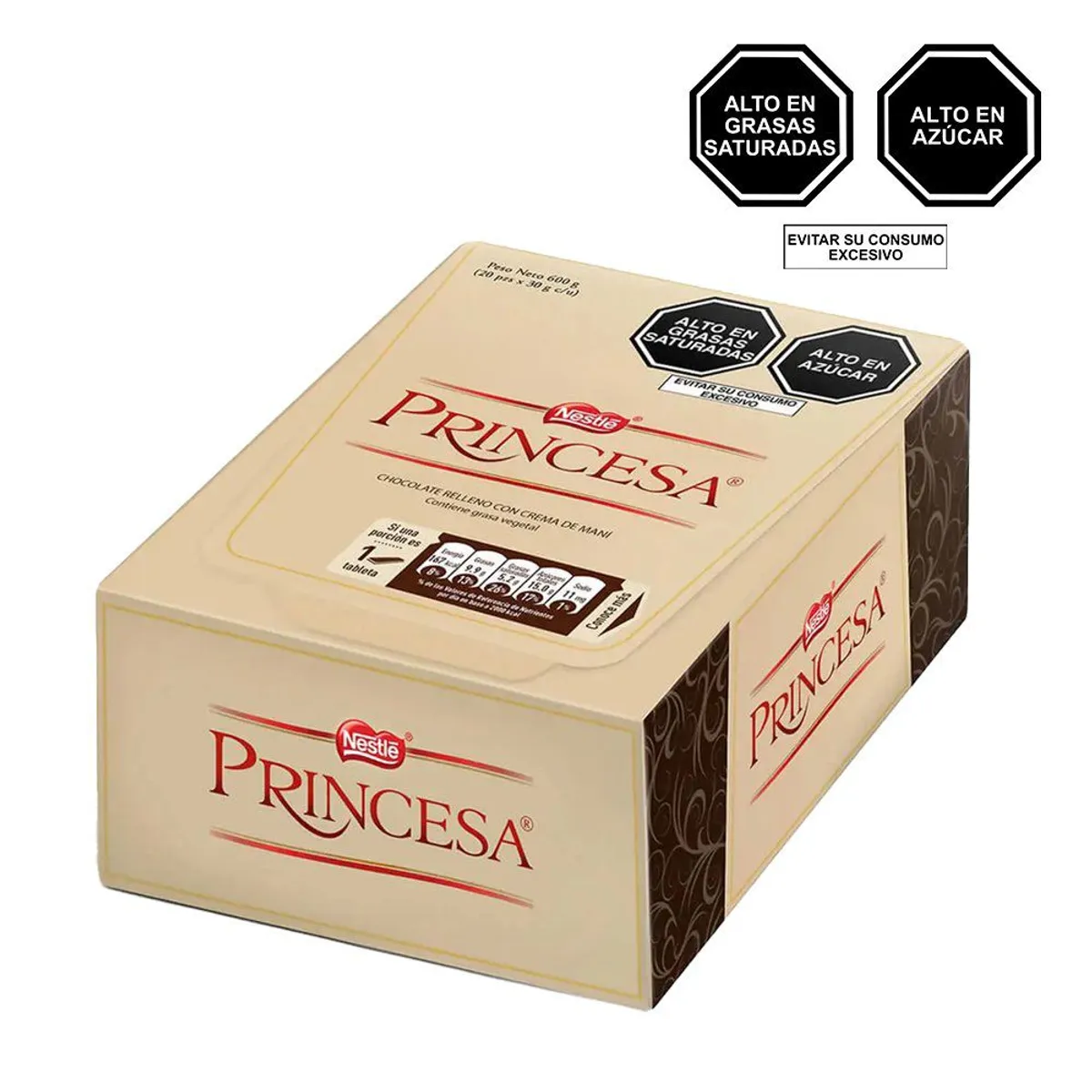 PRINCESA - Chocolate Princesa Display 20 Und