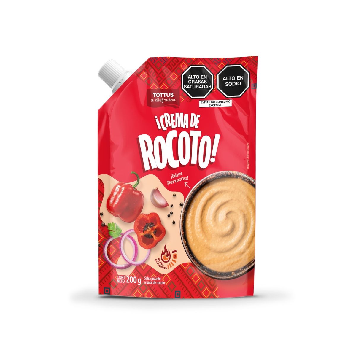 TOTTUS - Crema de Rocoto Tottus Doypack 200 g