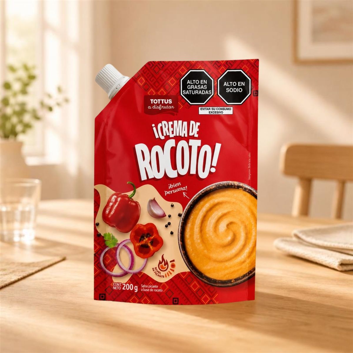 TOTTUS - Crema de Rocoto Tottus Doypack 200 g