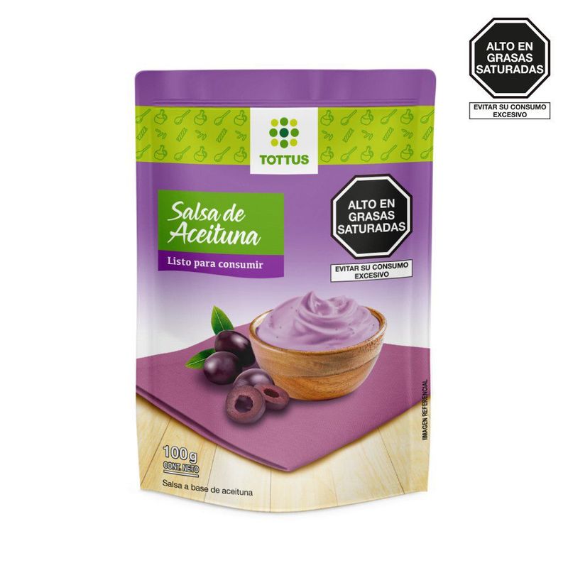 TOTTUS - Salsa de Aceituna Tottus Bolsa 100 g