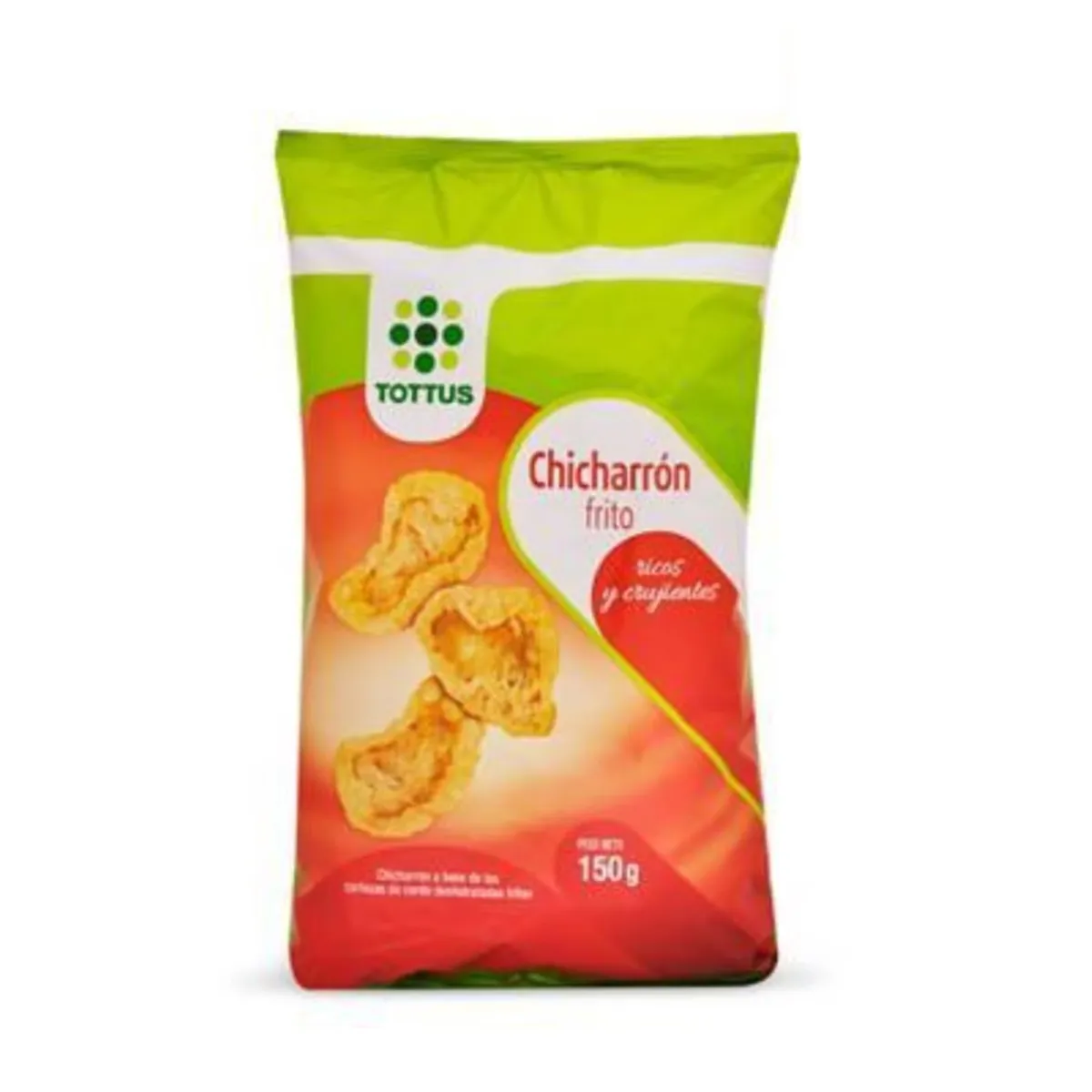 TOTTUS - Chicarrón Frito de Cerdo Tottus Bolsa 150 g