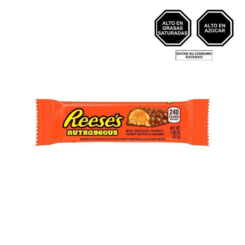 REESES - Barra de Chocolate Reeses Display 18 Und