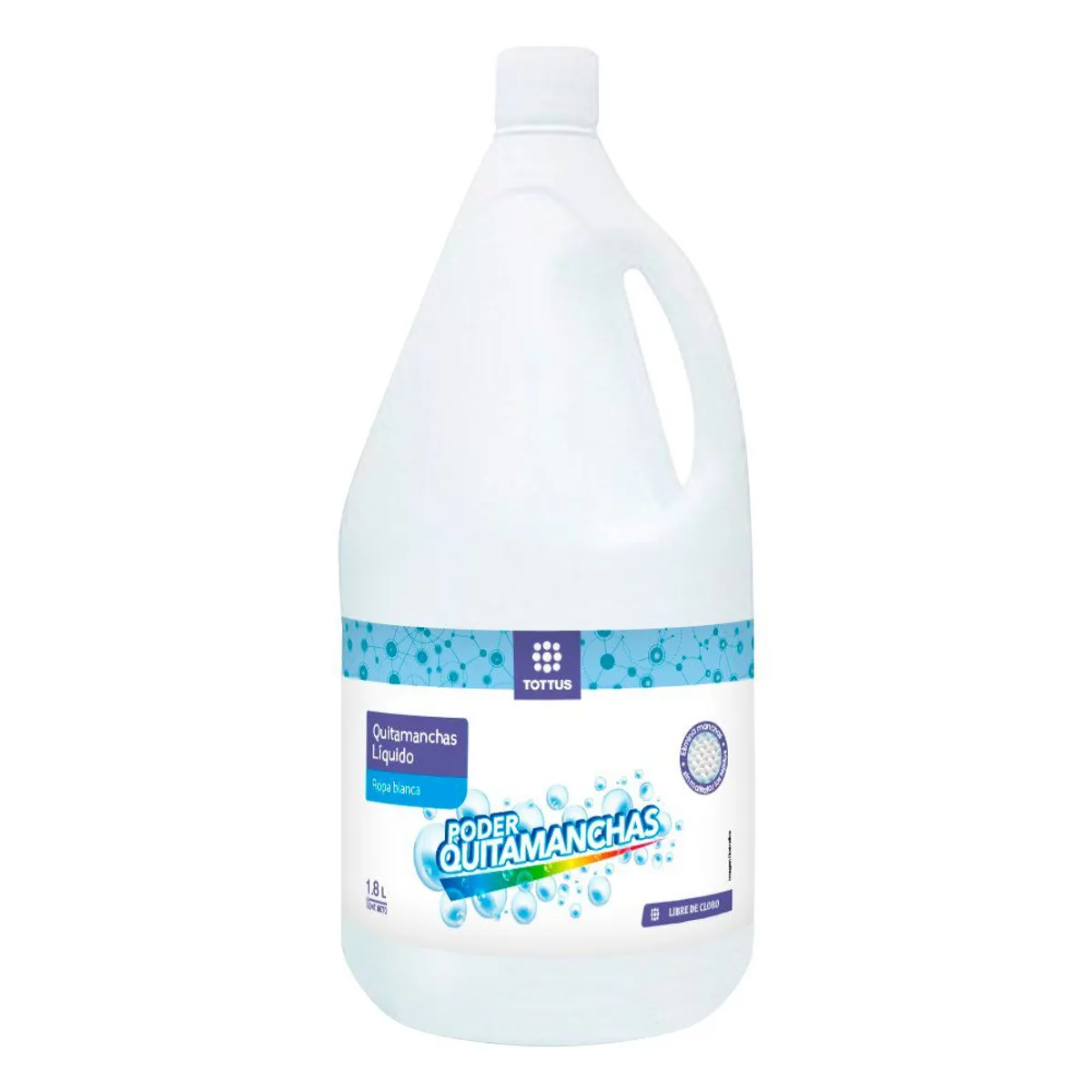 TOTTUS - Quitamanchas Líquido Tottus Ropa Blanca Botella 1.8 L