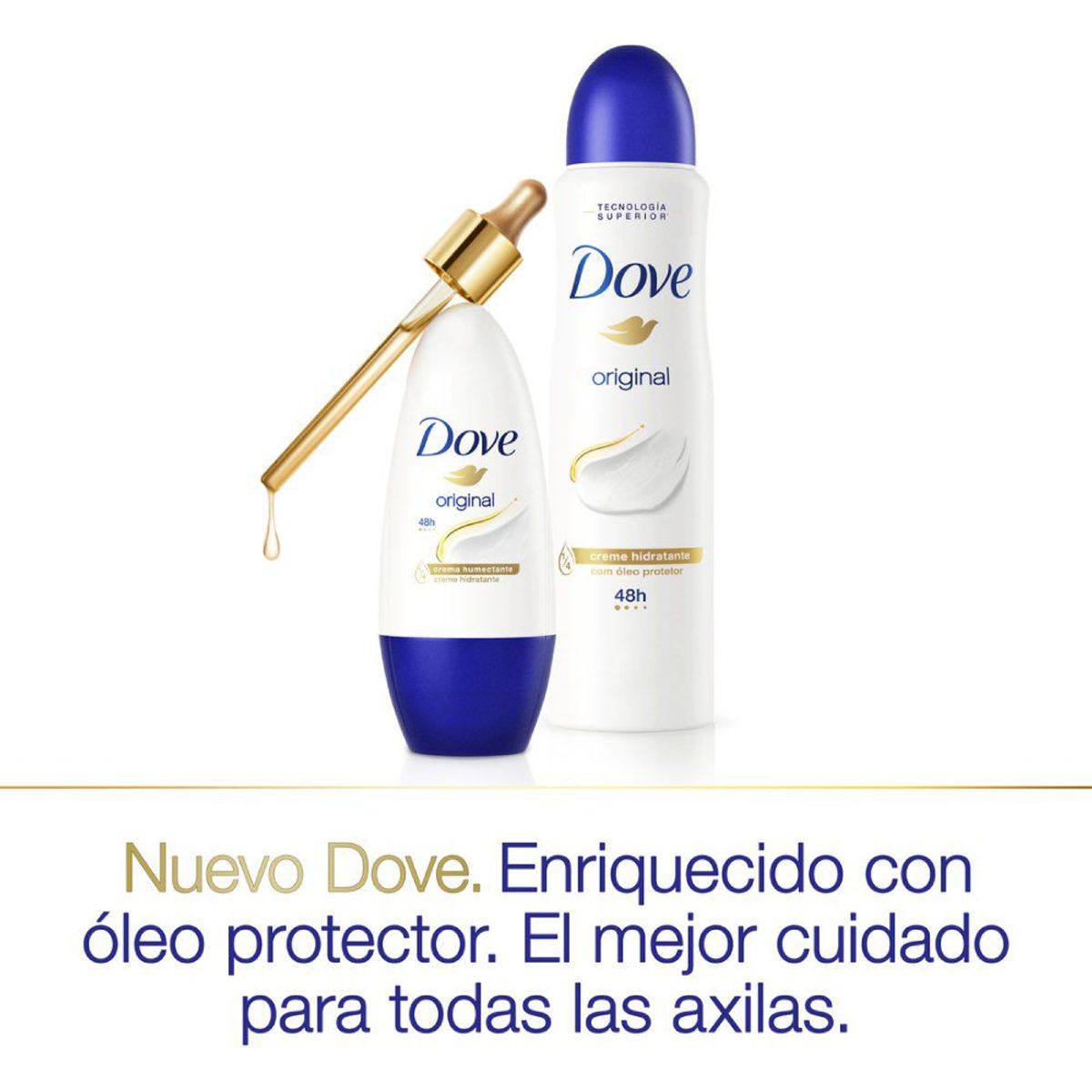 DOVE - Antitranspirante en Aerosol Dove Original Envase 150 mL