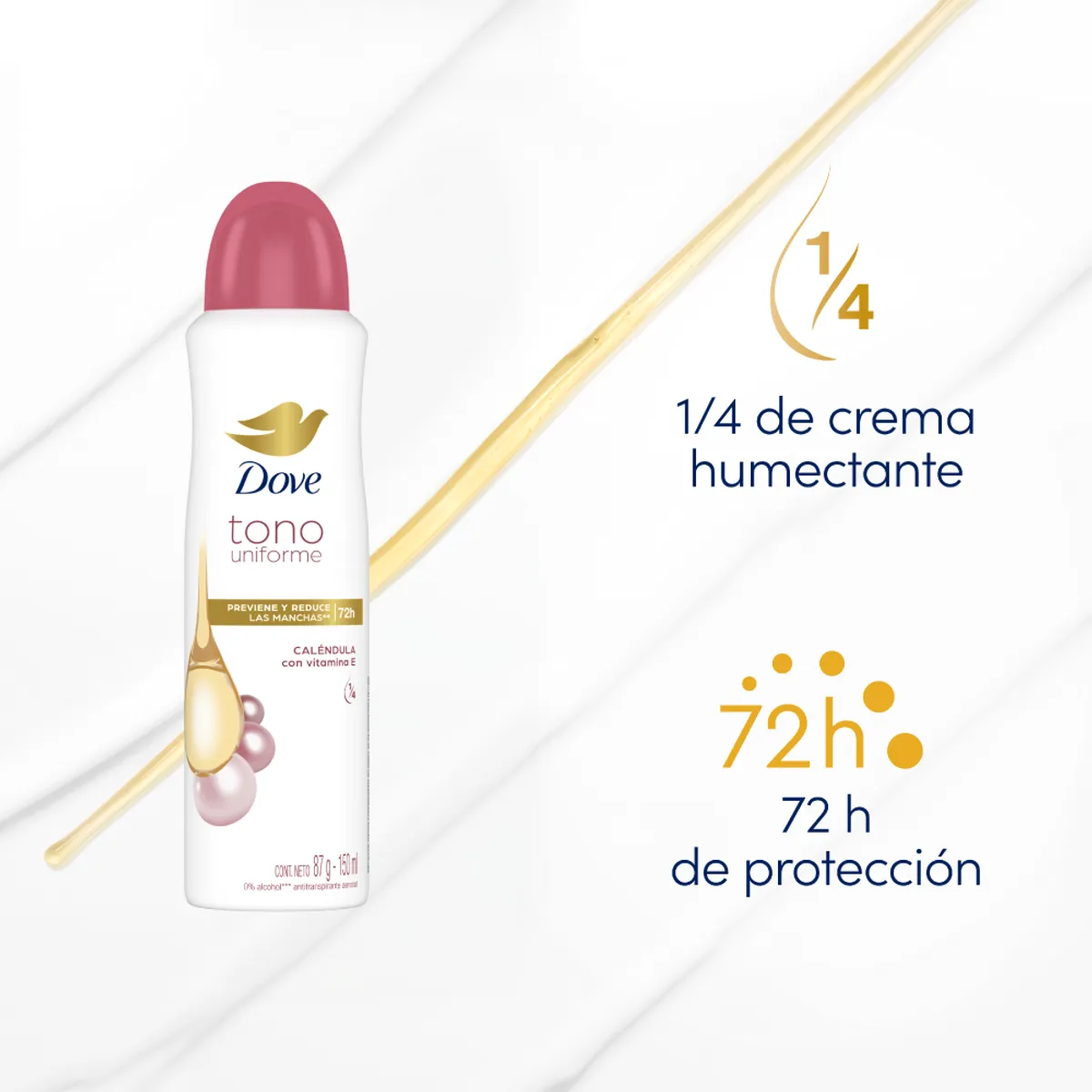 DOVE - Antitranspirante en Spray Dove Dermoaclarant Envase 150 mL