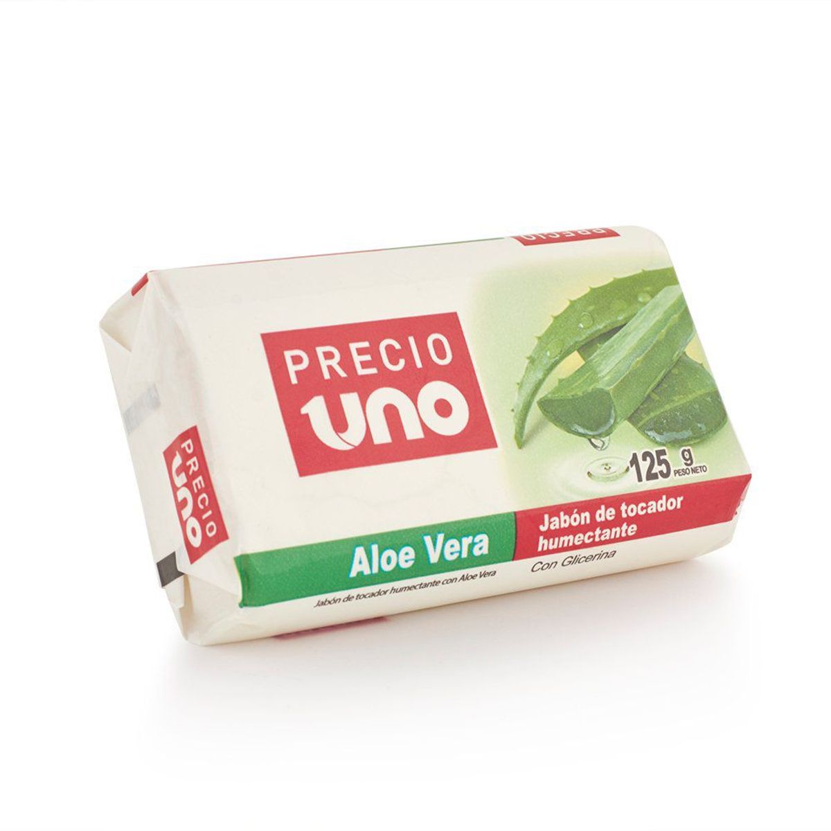 PRECIO UNO - Jabón de Tocador Precio Uno Aloe Vera Empaque 3 Und
