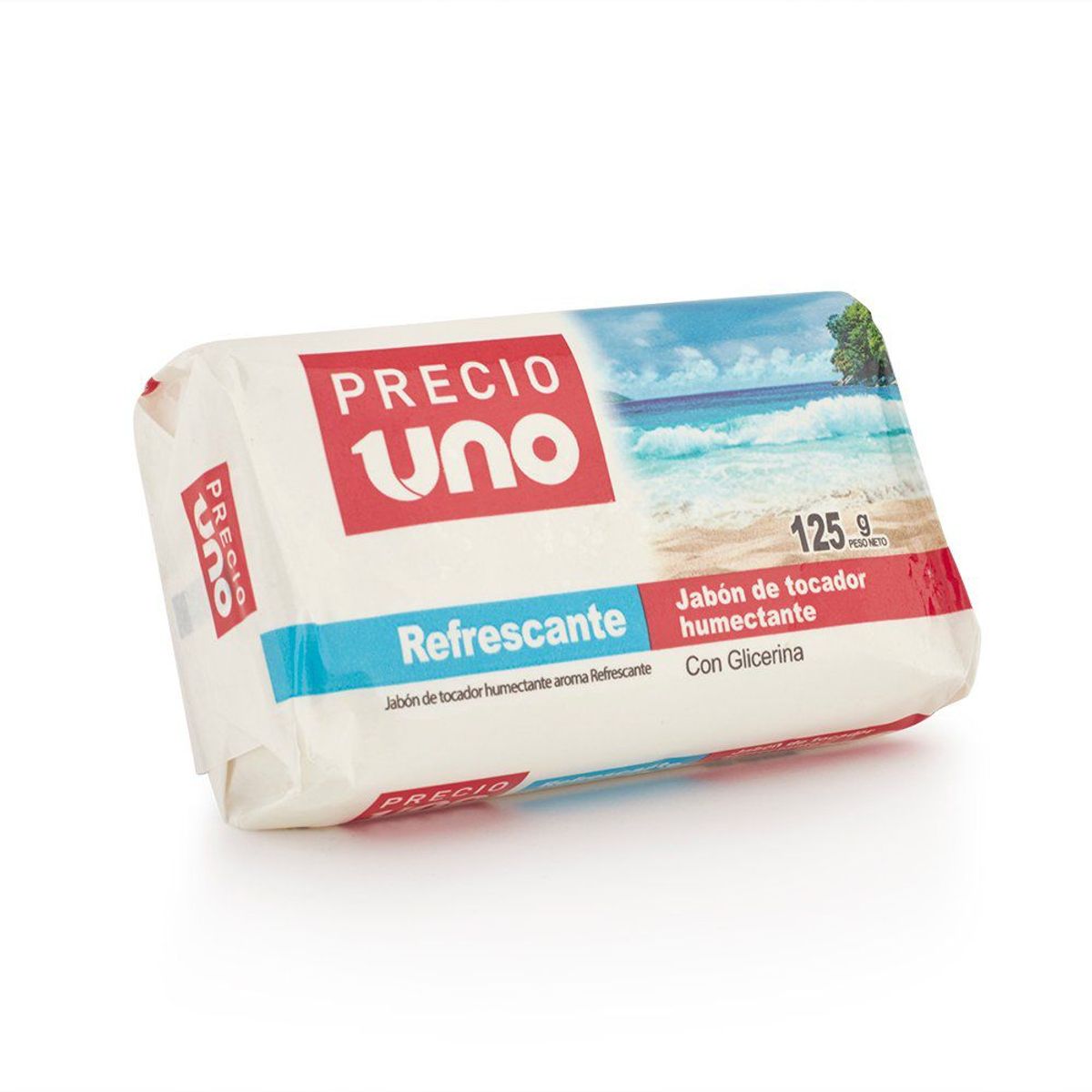 PRECIO UNO - Jabón de Tocador Precio Uno Refrescante Empaque 3 Und