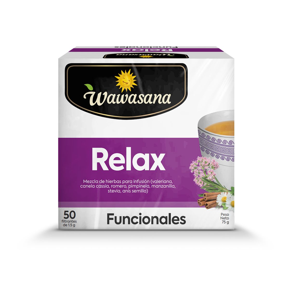 WAWASANA - Infusión Wawasana Relajante Caja 50 Sobres