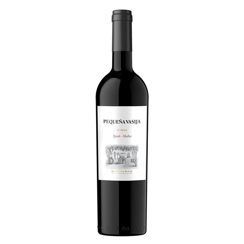 PEQUEÃ‘A VASIJA - Vino Pequeña Vasija Syrah Malbec Botella 750 mL