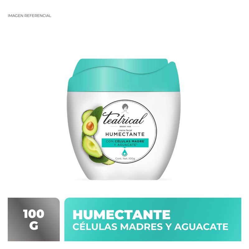 TEATRICAL - Crema Humectante Celulas Madre Teatrical 100 g