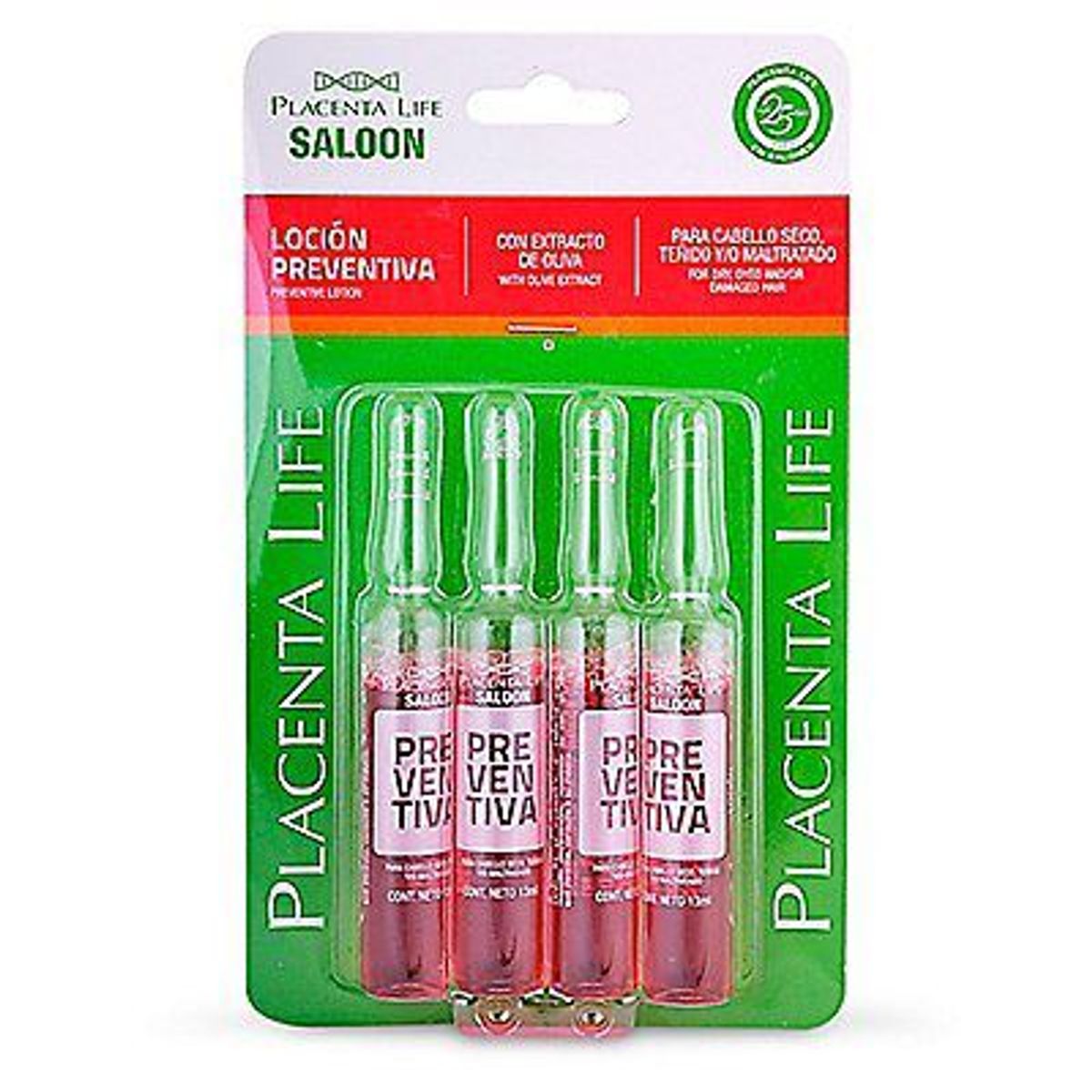 PLACENTA LIFE - Loción Preventiva Placenta Life Empaque 4 Und