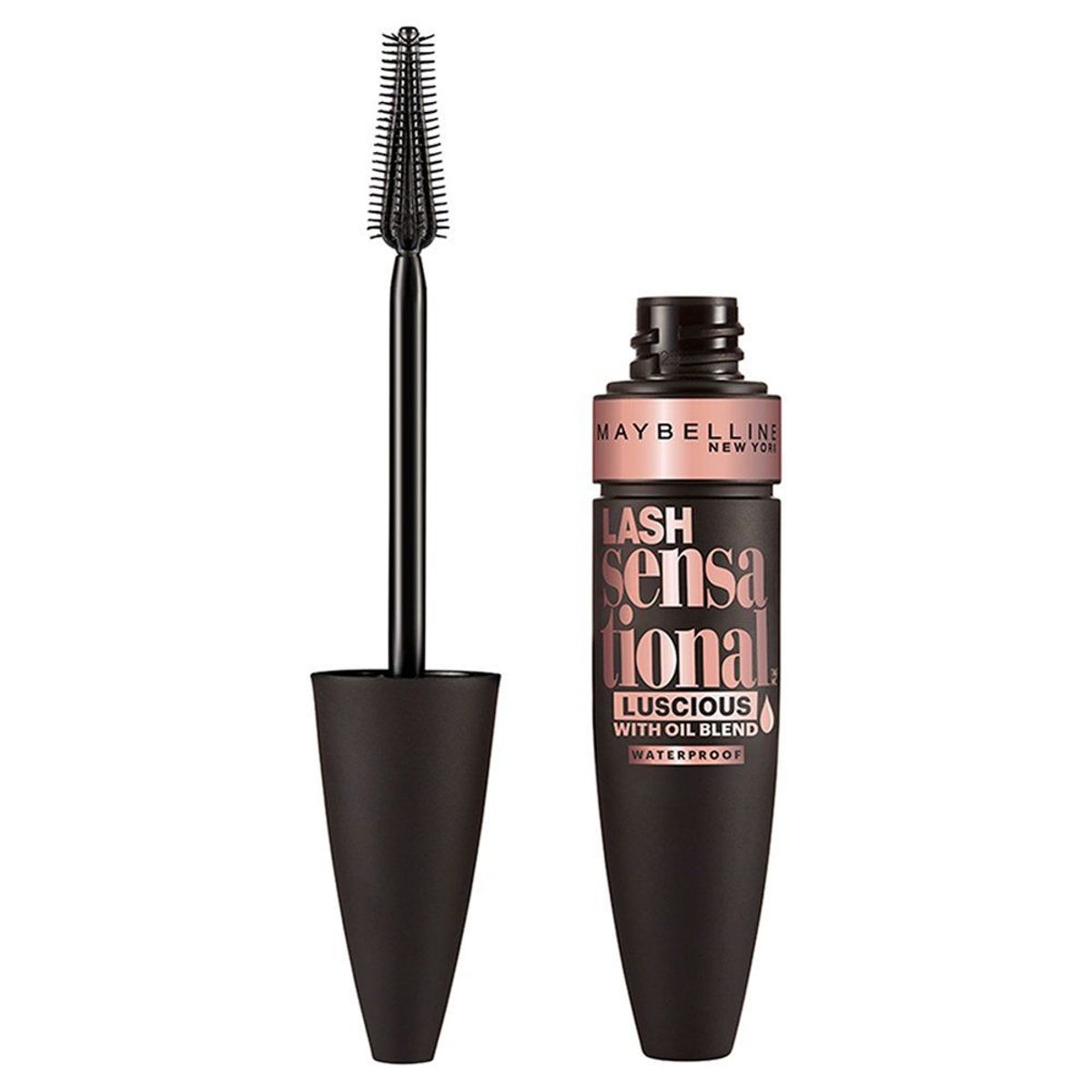MAYBELLINE - Máscara de Pestañas Maybelline Lash Sensational Waterproof Envase 30 g