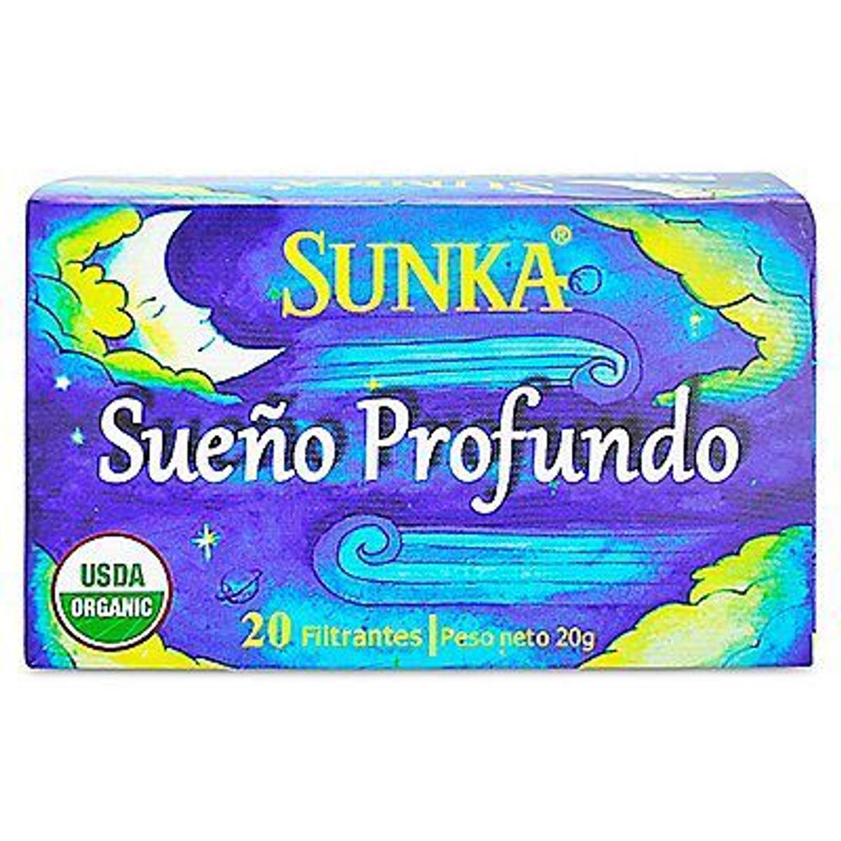 SUNKA - Infusión Sunka Sueño Profundo Caja 20 Sobres