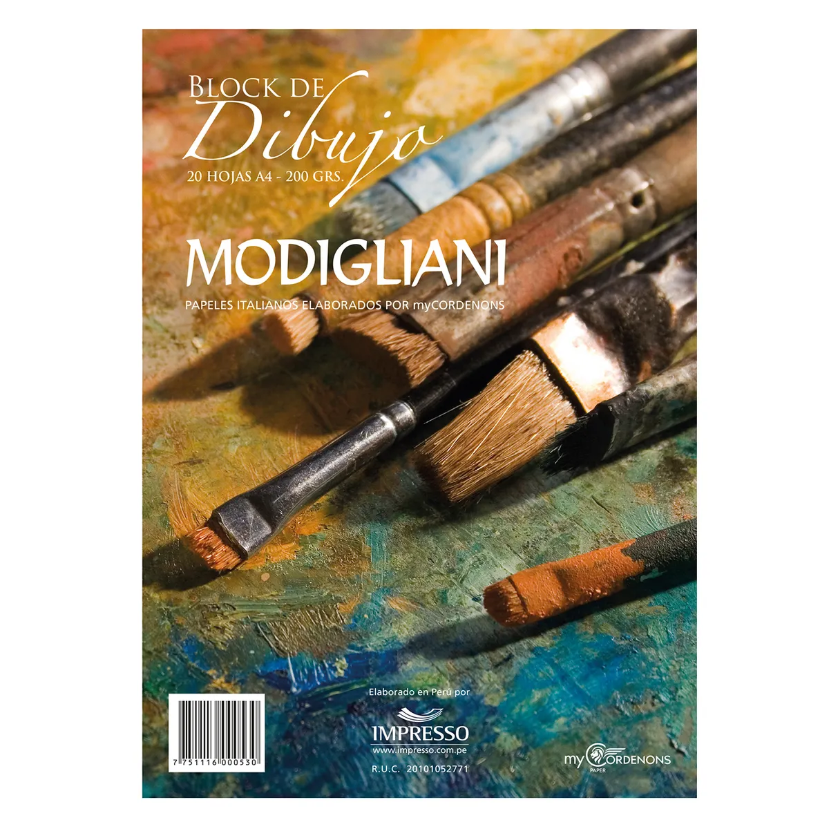 MODIGLIANI - Block Dibujo Modigliani A4 20 Hojas