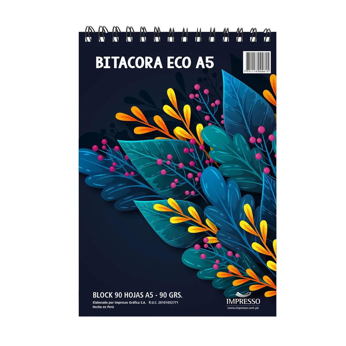 FINE - Bitácora Fine A5 90 g 90 Hojas