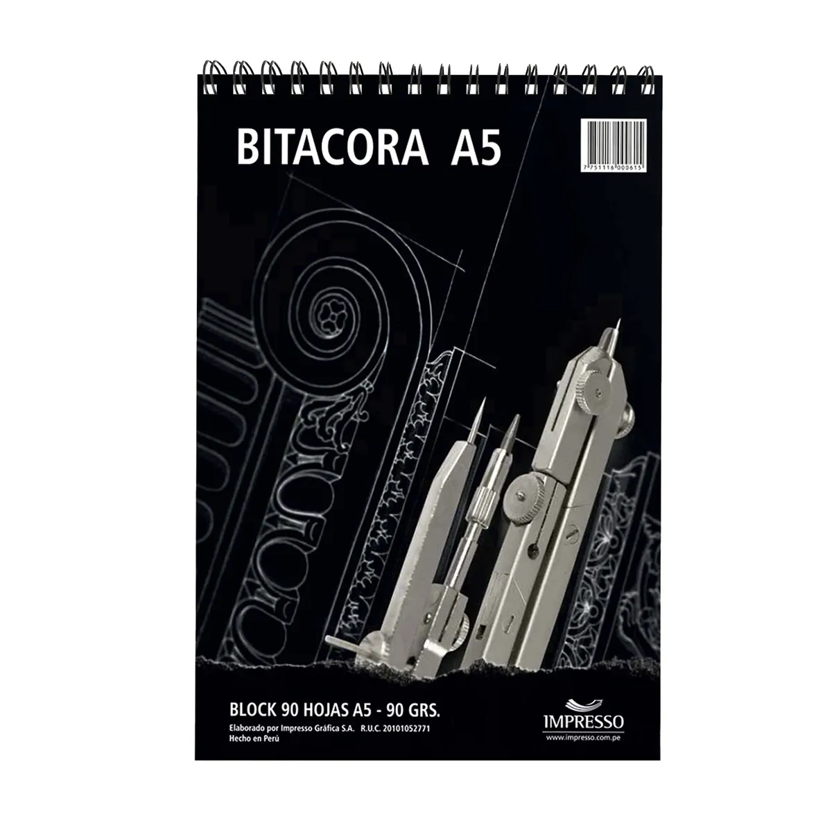 FINE - Bitácora Fine A5 90 g 90 Hojas