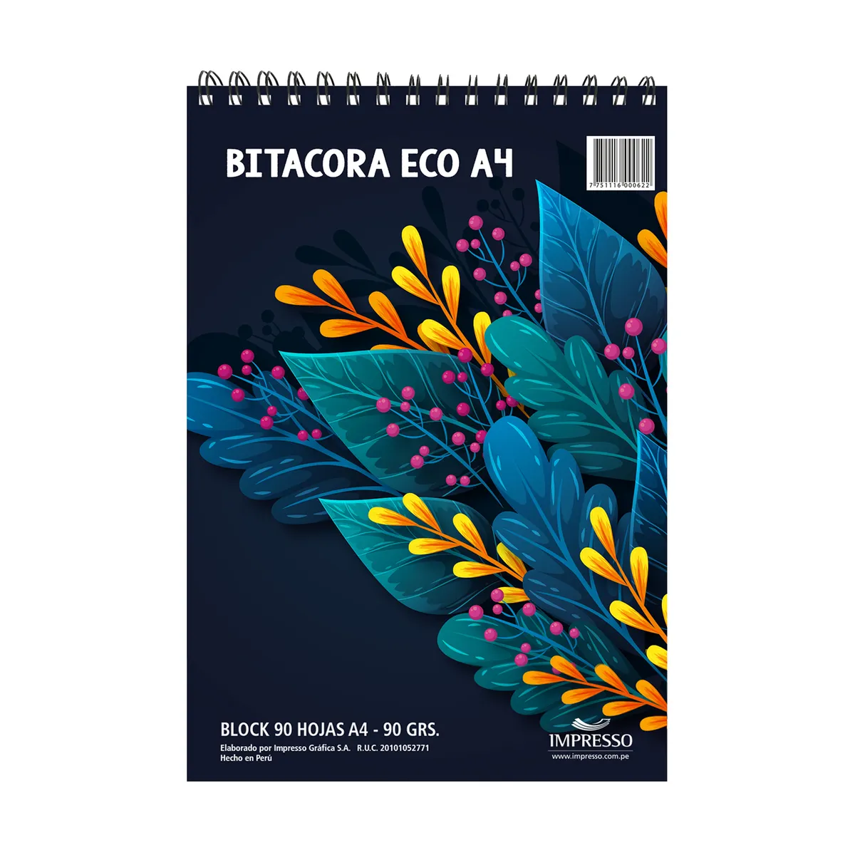 FINE - Bitácora Fine A4 90 g 90 Hojas