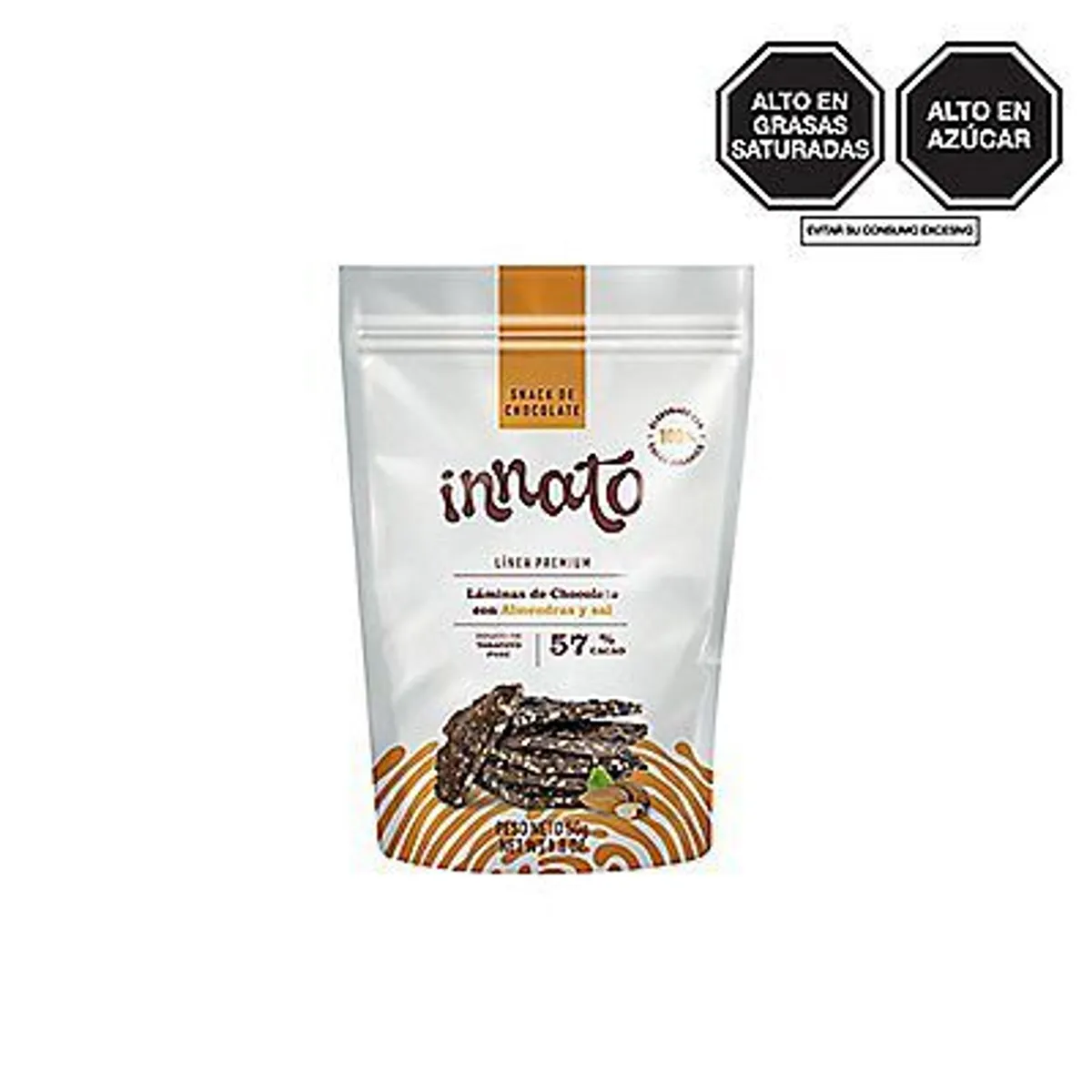 INNATO - Chocolate con Almendras y Sal Innato Doypack 100 g