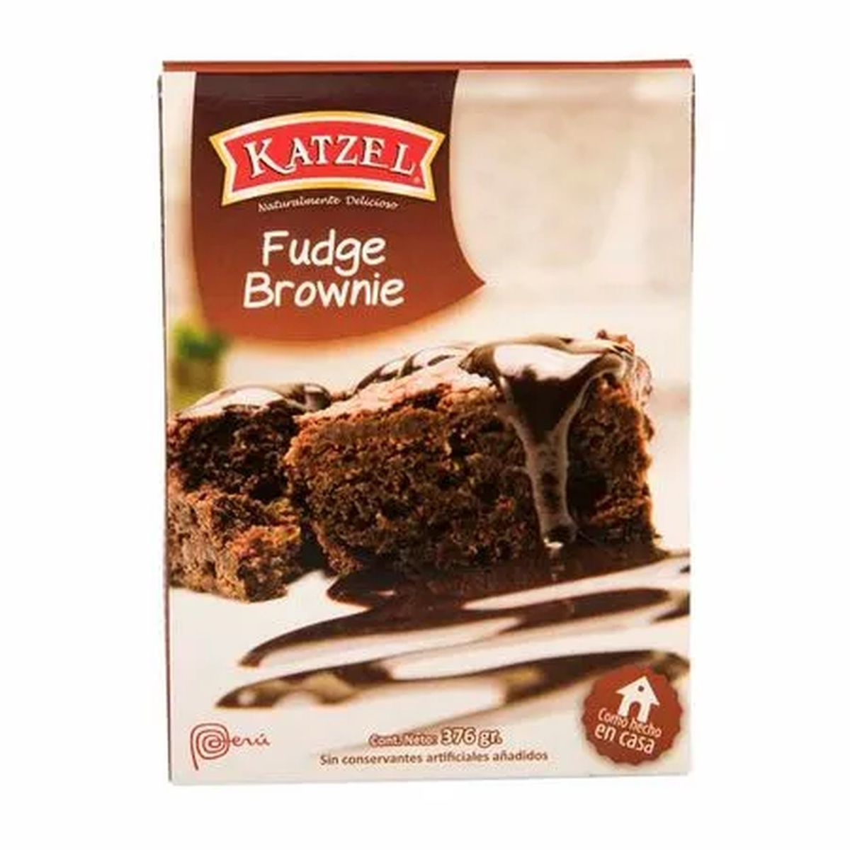 KATZEL - Fudge Brownie Katzel Sin Gluten Caja 360 g