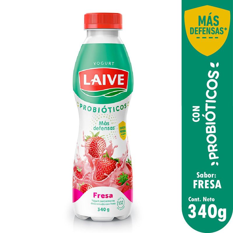 LAIVE - Yogurt Personal Fresa Laive 340 g
