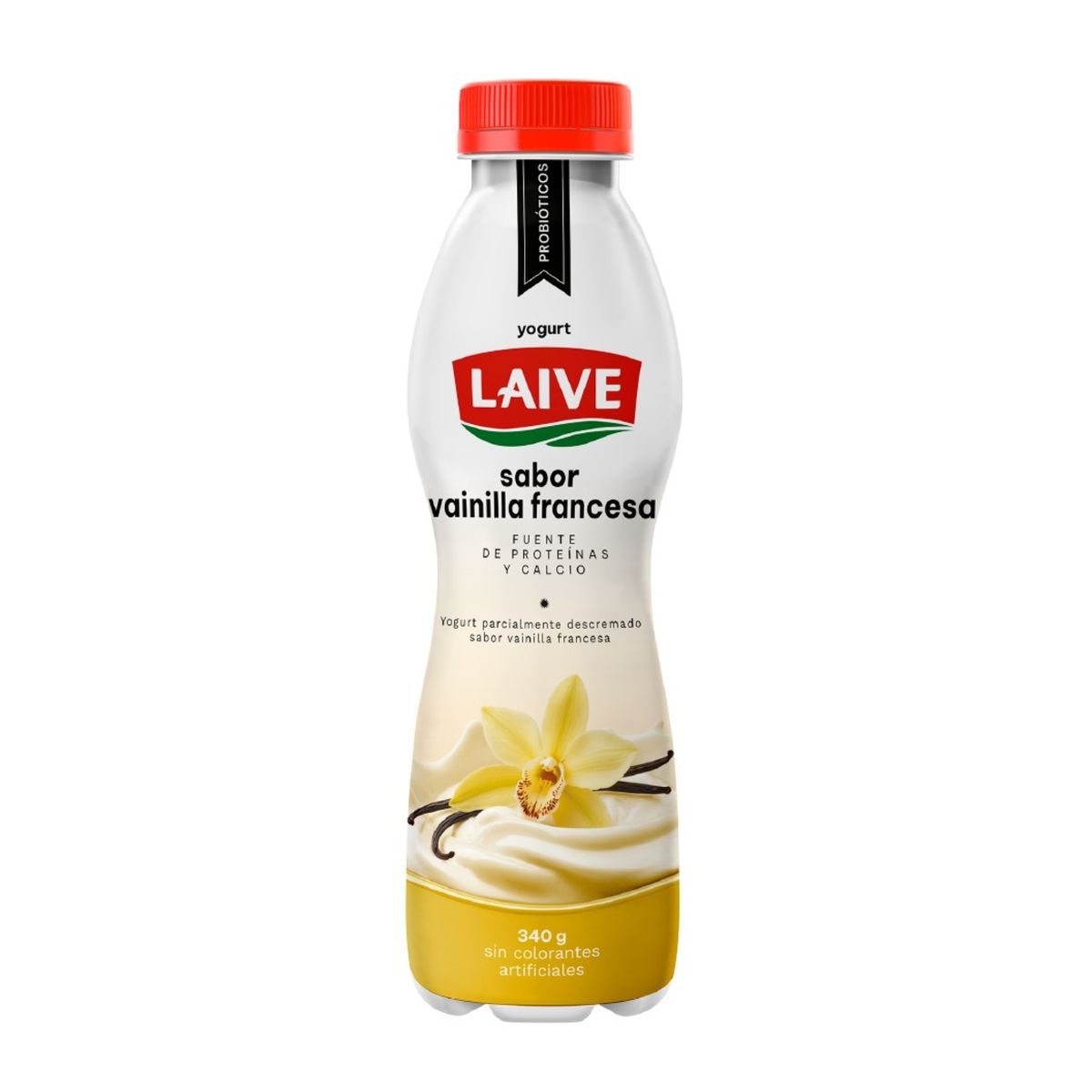 LAIVE - Yogurt Laive Vainilla Botella 340 g