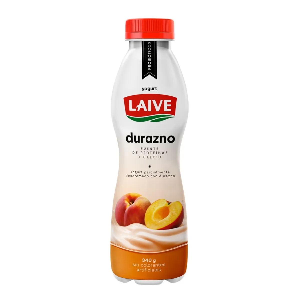 LAIVE - Yogurt Laive Durazno Botella 340 g